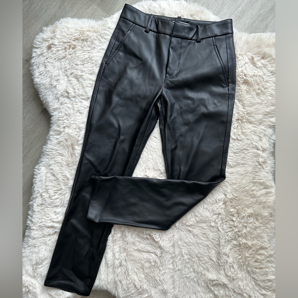 Zara faux leather pants